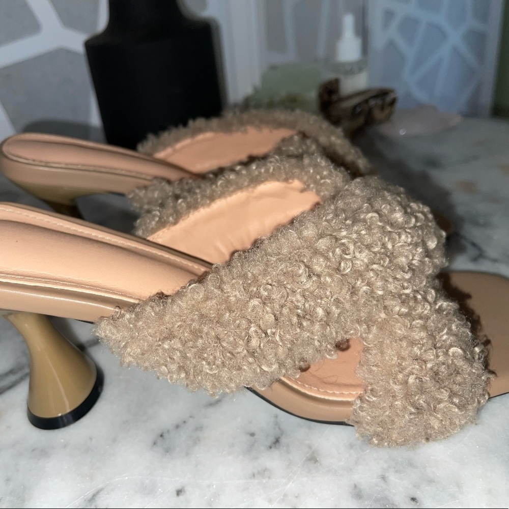 Shein Shearling Mules - Picture 2 of 4